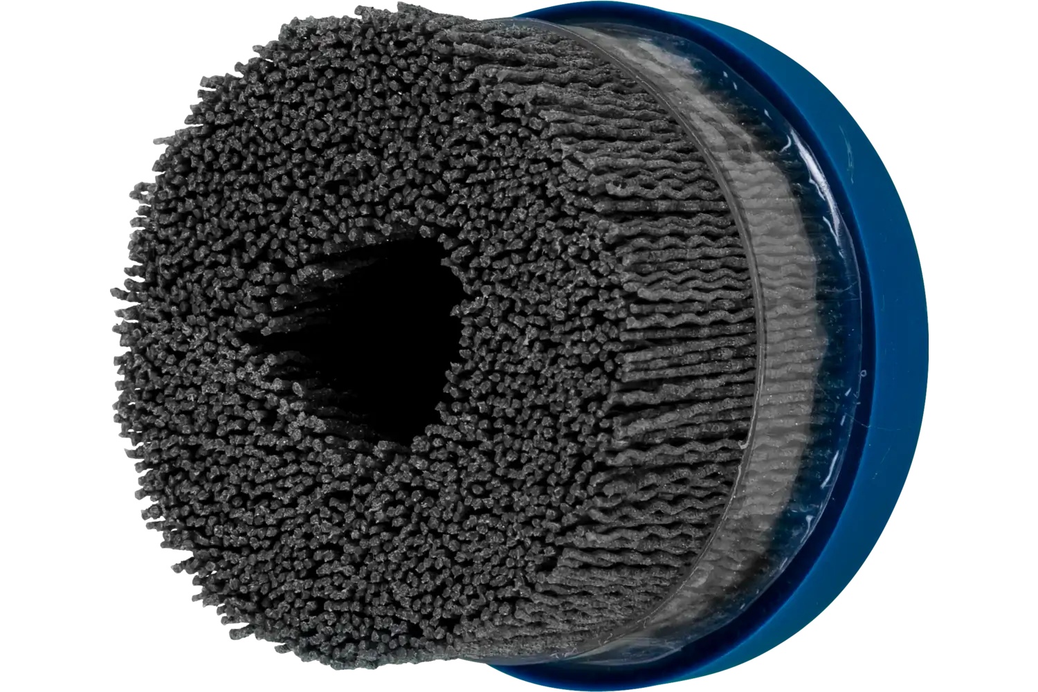 Picture of Pferd M-BRAD® Mounted Disc Brush 3" Dia. .040/80 Grit Silicon Carbide 1/4" Shank